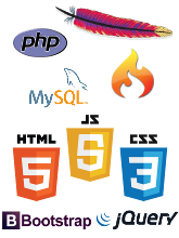 Apache MySQL PHP CodeIgniter Bootstrap jQuery
